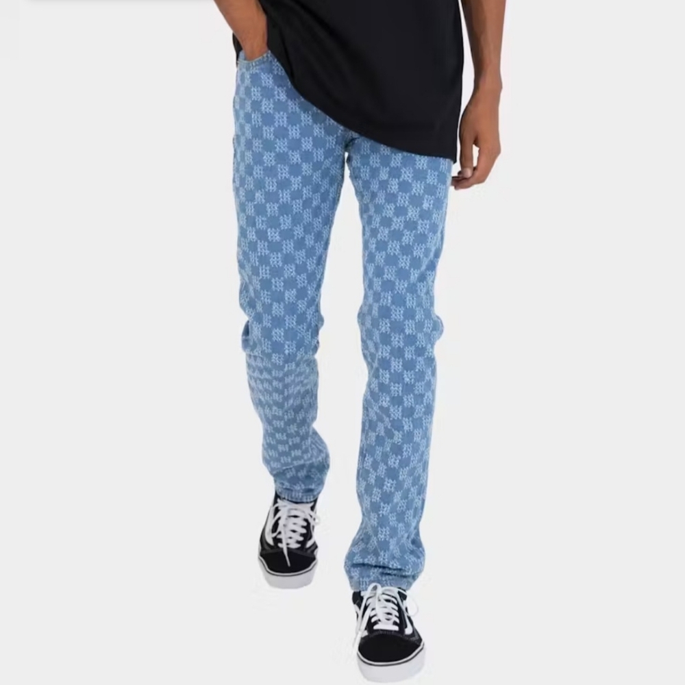 MNML D407 Checker Denim *NWT*